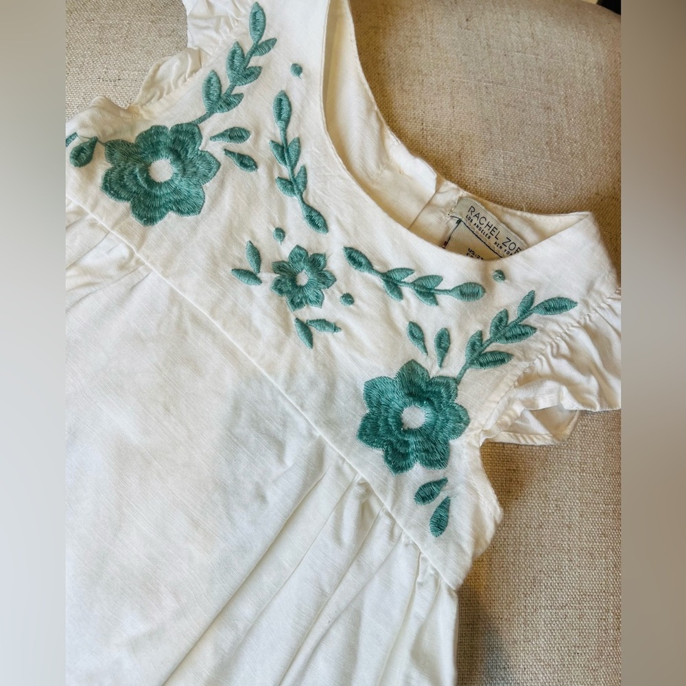 Rachel Zoe Embridered top with Capri leggings size 2T - Picture 3 of 10